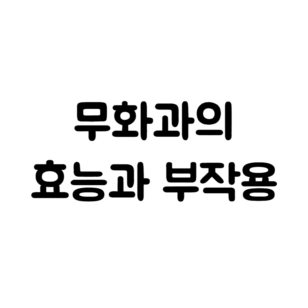  무화과 효능과 부작용 알아보기