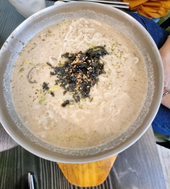 손칼국수 들깨칼국수