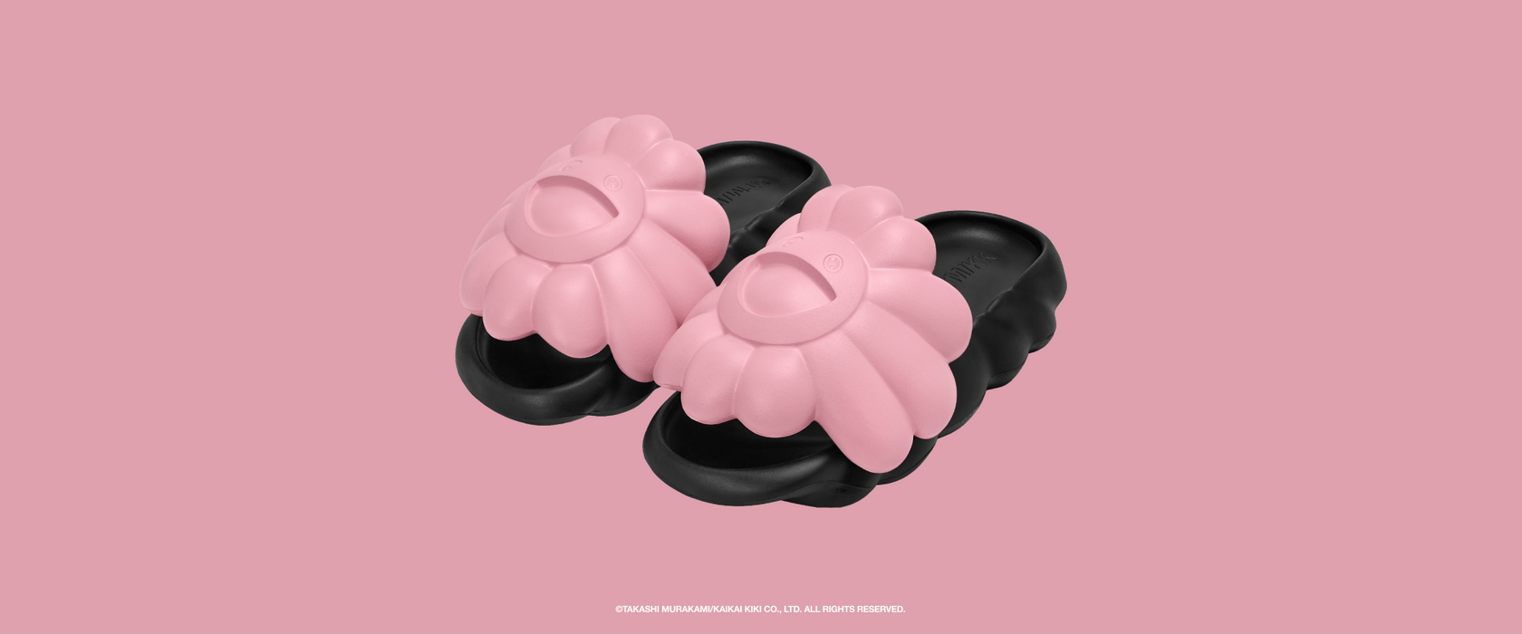 新品村上隆xBLACKPINK Ohana Full Bloom Slide 【公式通販】