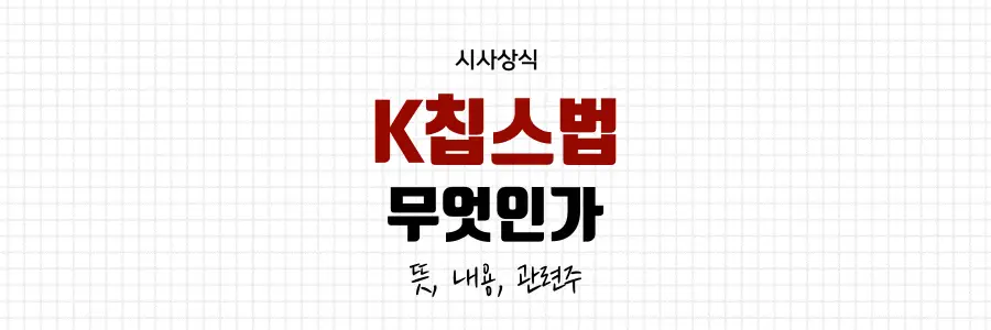 K칩스법이란