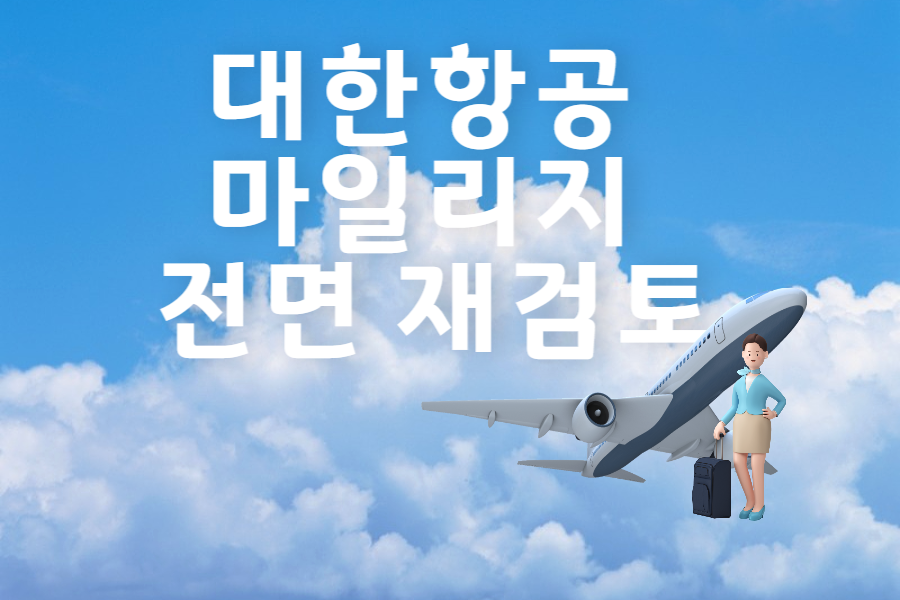  [스카이패스] 대한항공 마일리지 재검토