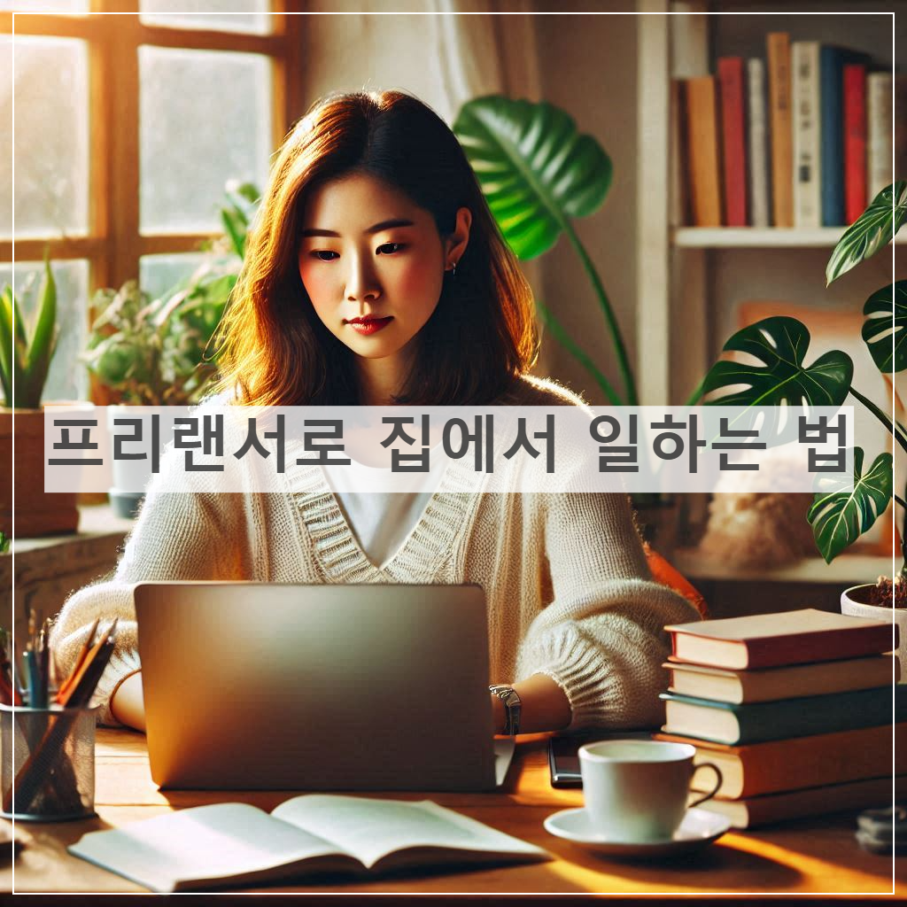 프리랜서로 집에서 일 시작하기