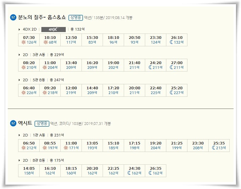 59+ 영상 cgv 영화 시간표 3 안산CGV 상영시간표 영화예매 순위