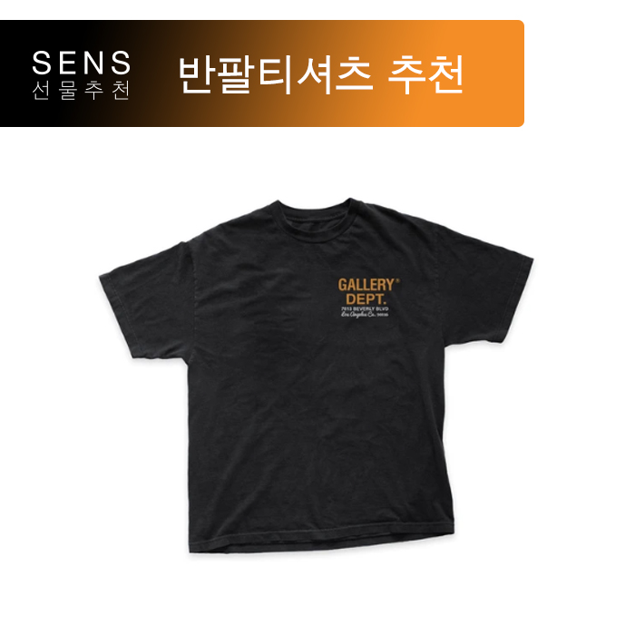 여름 반팔 티셔츠 추천 5편 | 갤러리 디파트먼트 (Gallery Dept.) | 센스 선물 추천