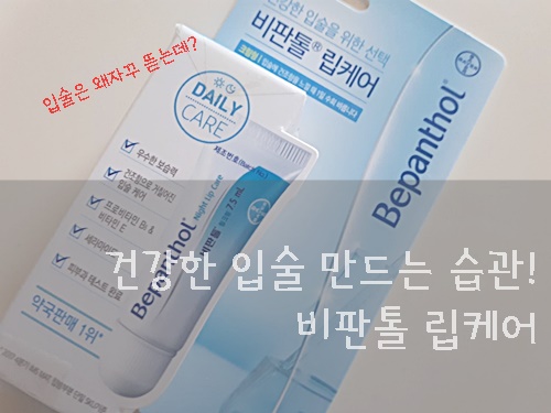  [내돈주고산후기] 입술 자꾸 뜯지마세요. 건강한 입술 케어 습관! 비판톨 립크림(Bepanthol lip care cream)