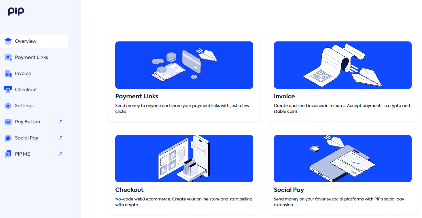 PIP dashboard
