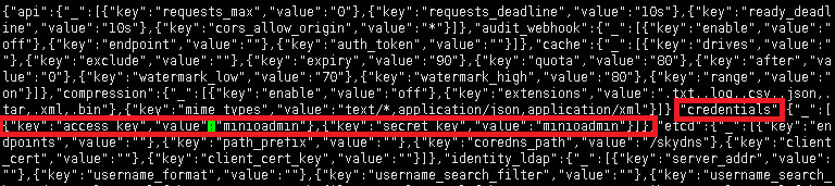  MinIO config.json을 통해 계정 초기화하는 방법