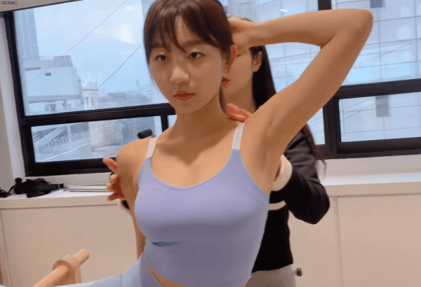  모델 표은지, 필라테스 움짤