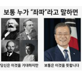  대한민국의 잘못된 진보 주의 정치적 이념