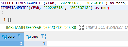 날짜 차이&#44; 년차 연도 분기 차이 구하기 쿼리