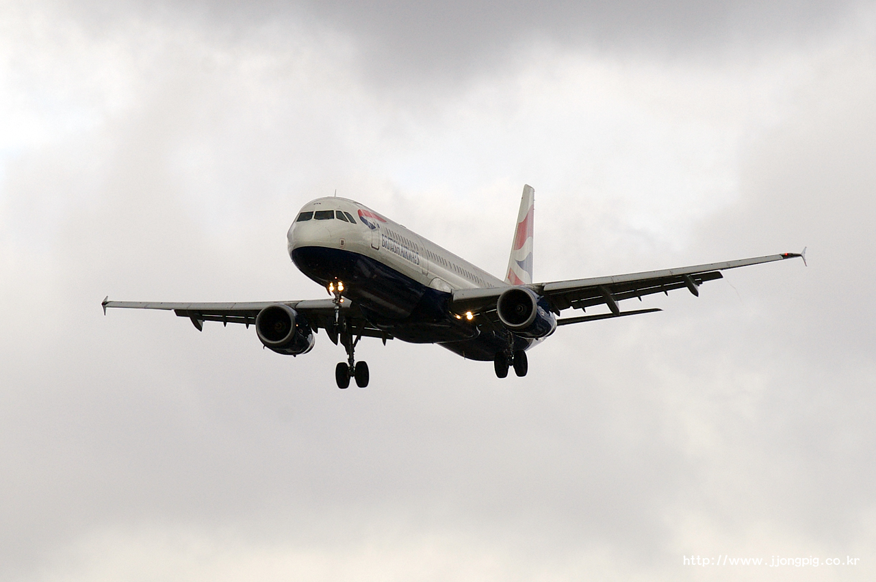 영국 항공 British Airways BA BAW G-EUXK Airbus A321-200 A321 런던 - 히드로 London - Heathrow 런던 England London LHR EGLL