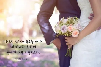 기독교 결혼식 축복 성경 구절 100선_26