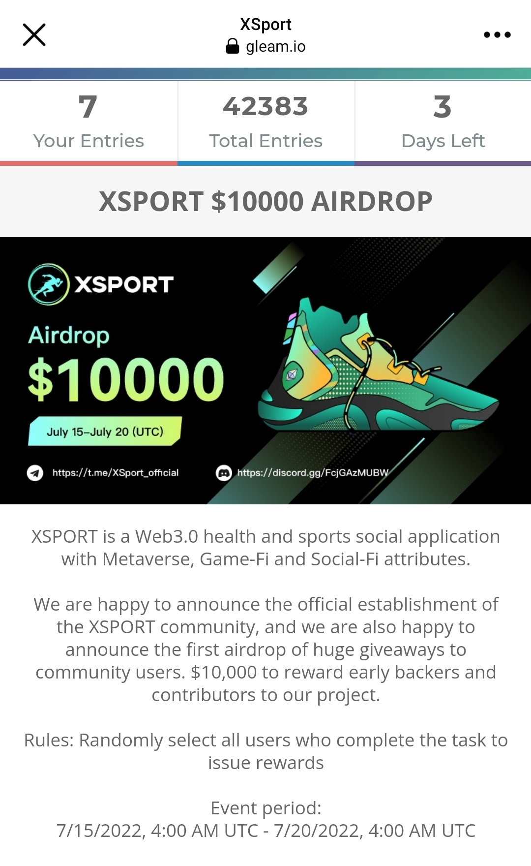  XSPORT는 Metaverse, Game-Fi 및 Social-Fi 속성이 포함된 Web3.0 건강 및 스포츠 소셜 애플리케이션