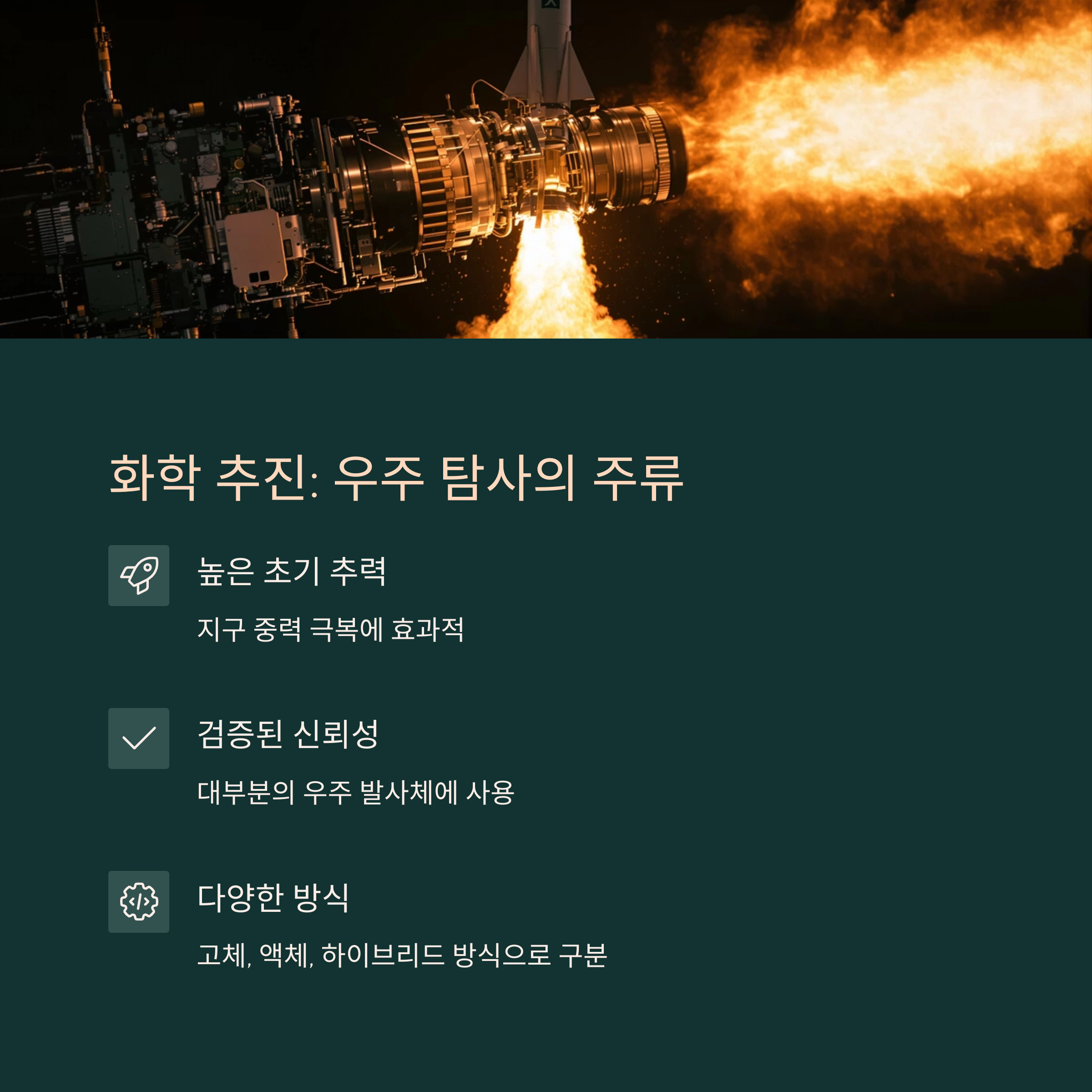 화학 추진, 우주탐사의 주류