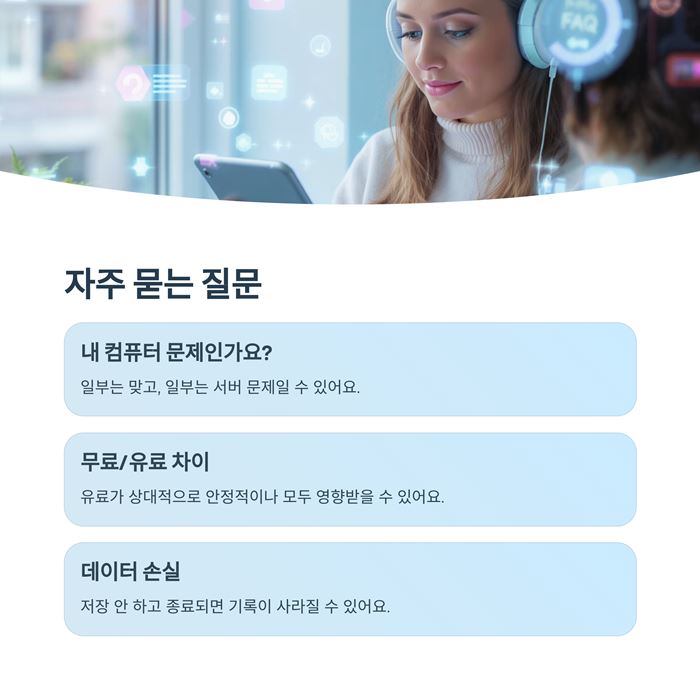 챗지피티 오류? 대표적인 문제와 해결 방법 요약 이미지