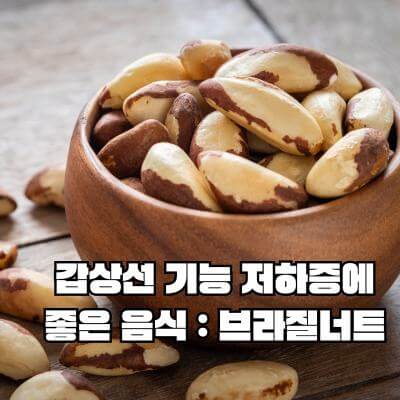 갑상선 기능 저하증에 좋은 음식 브라질너트