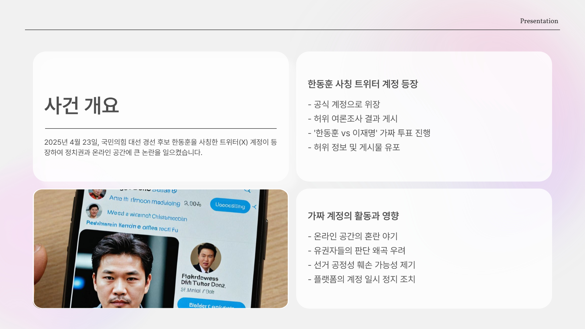사건 개요