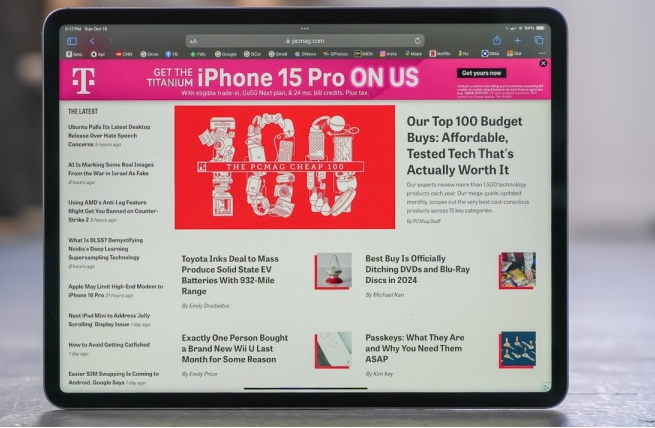 Apple iPad Pro 12.9인치 디스플레이