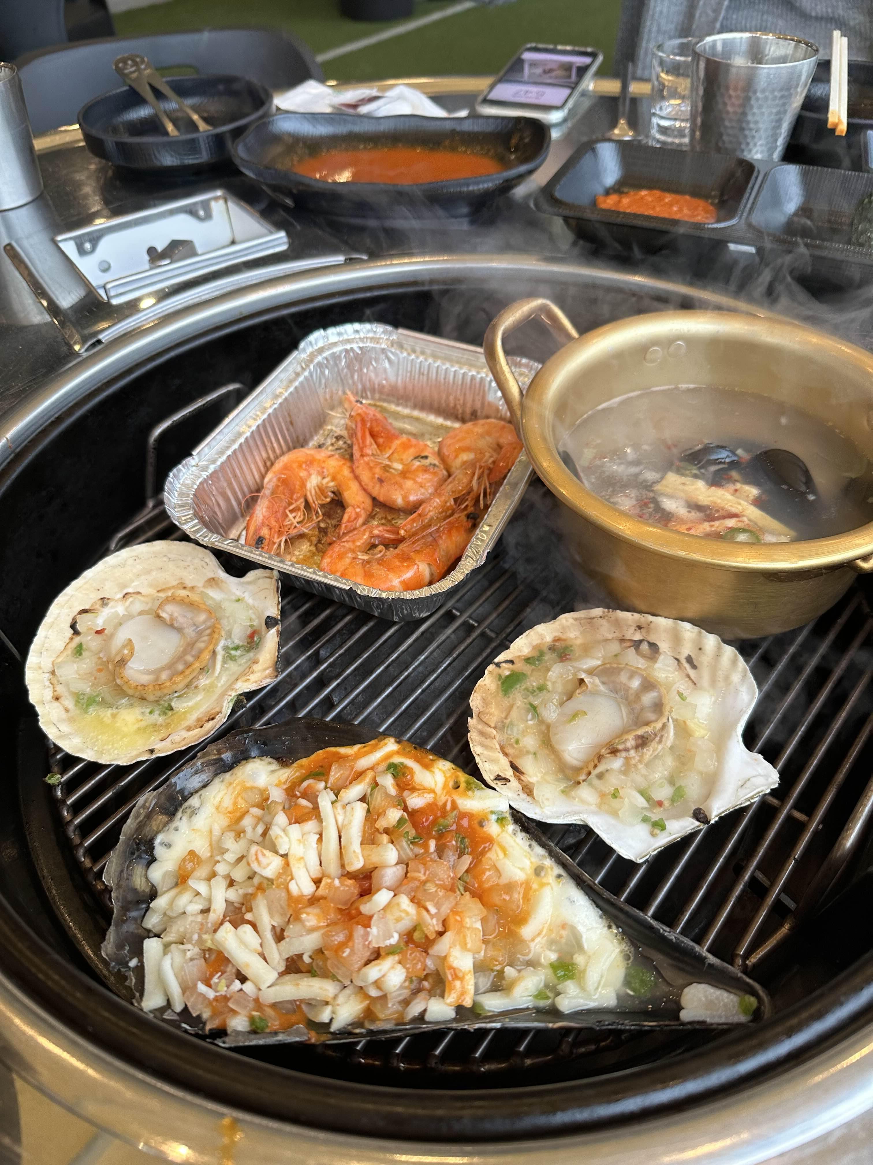 익어가는 조개