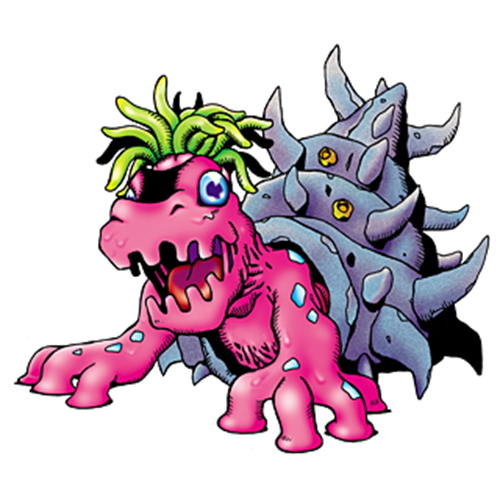  [디지몬도감] 쉘몬 シェルモン SHELLMON SHELLMON