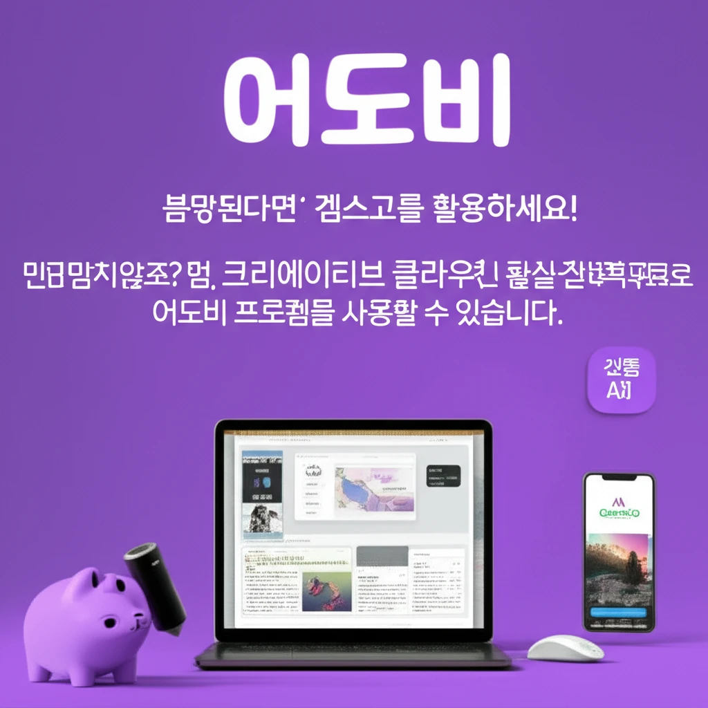 포토샵, 프리미어 프로 이제 부담없이