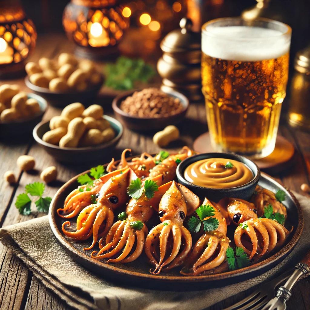 맥주안주 간단한 땅콩버터오징어