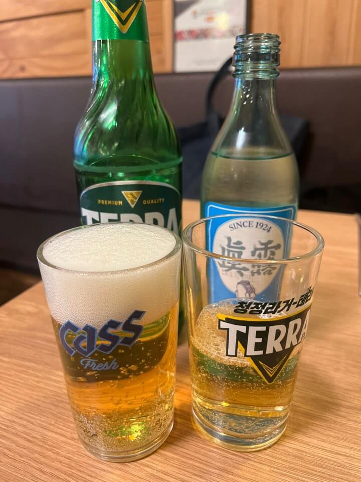 소맥 사진