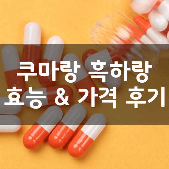 쿠마랑-흑하랑-뜻-성분-효능-부작용-아기-24개월-궁금증-복용법-가격-내돈내산-후기-정리