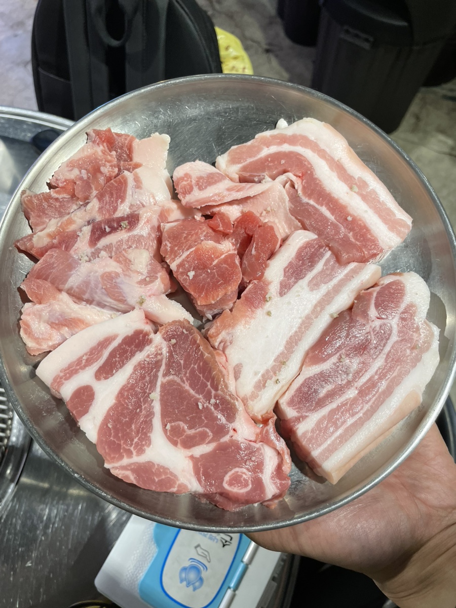 당고한판(오겹살, 뒷통, 목살)