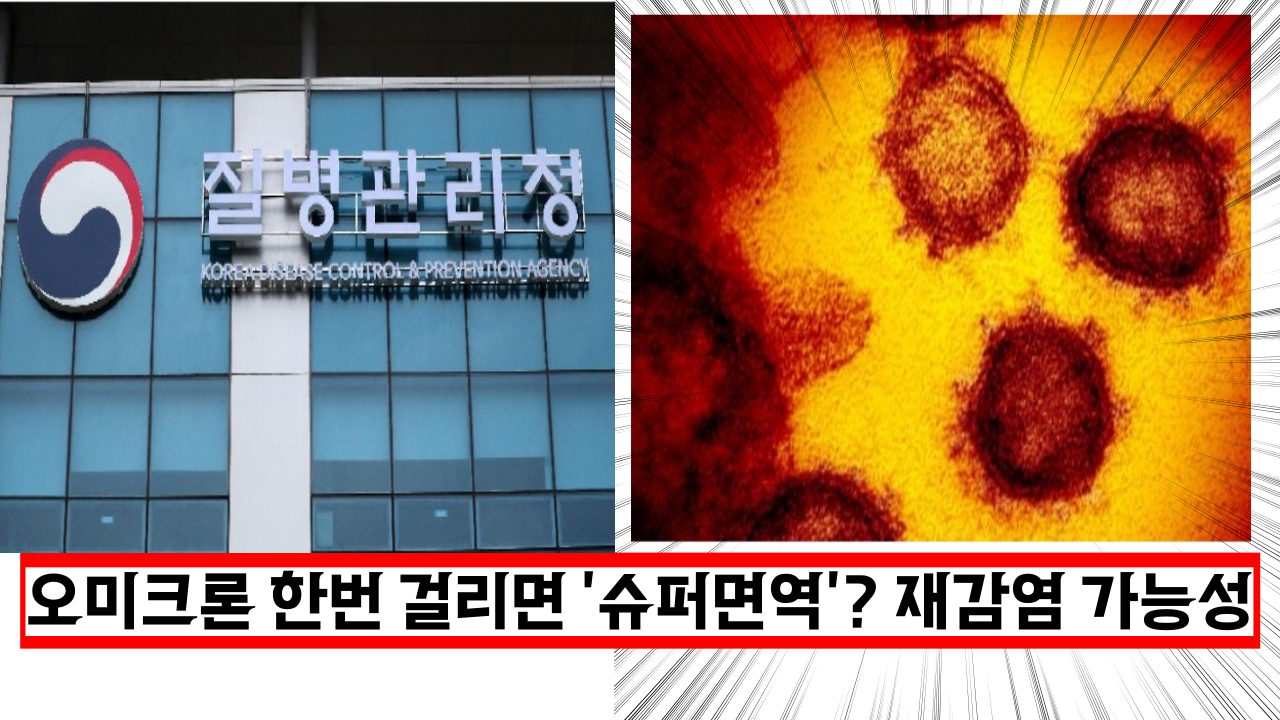  오미크론 한번 걸리면 '슈퍼면역'? 재감염 가능성은 실제로 따져보니