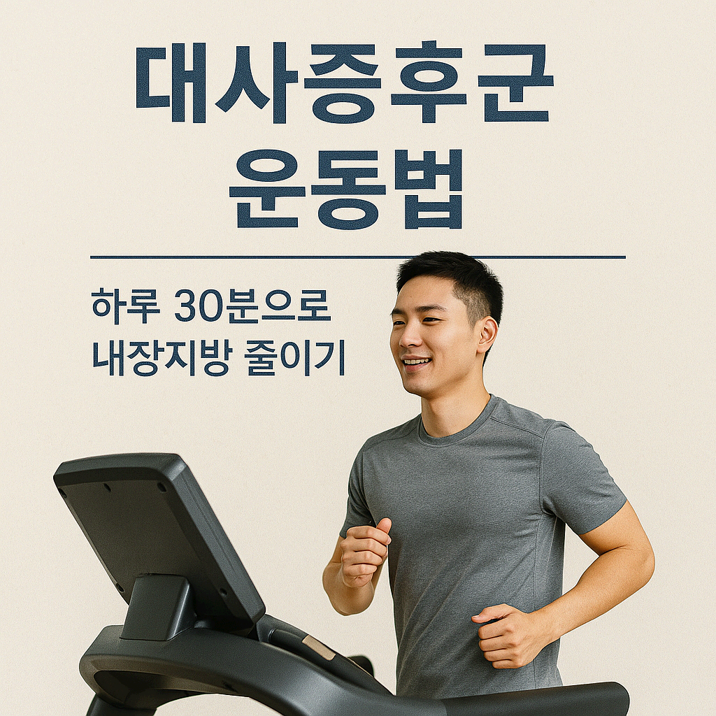 대사증후군 운동법 – 하루 30분으로 내장지방 줄이기