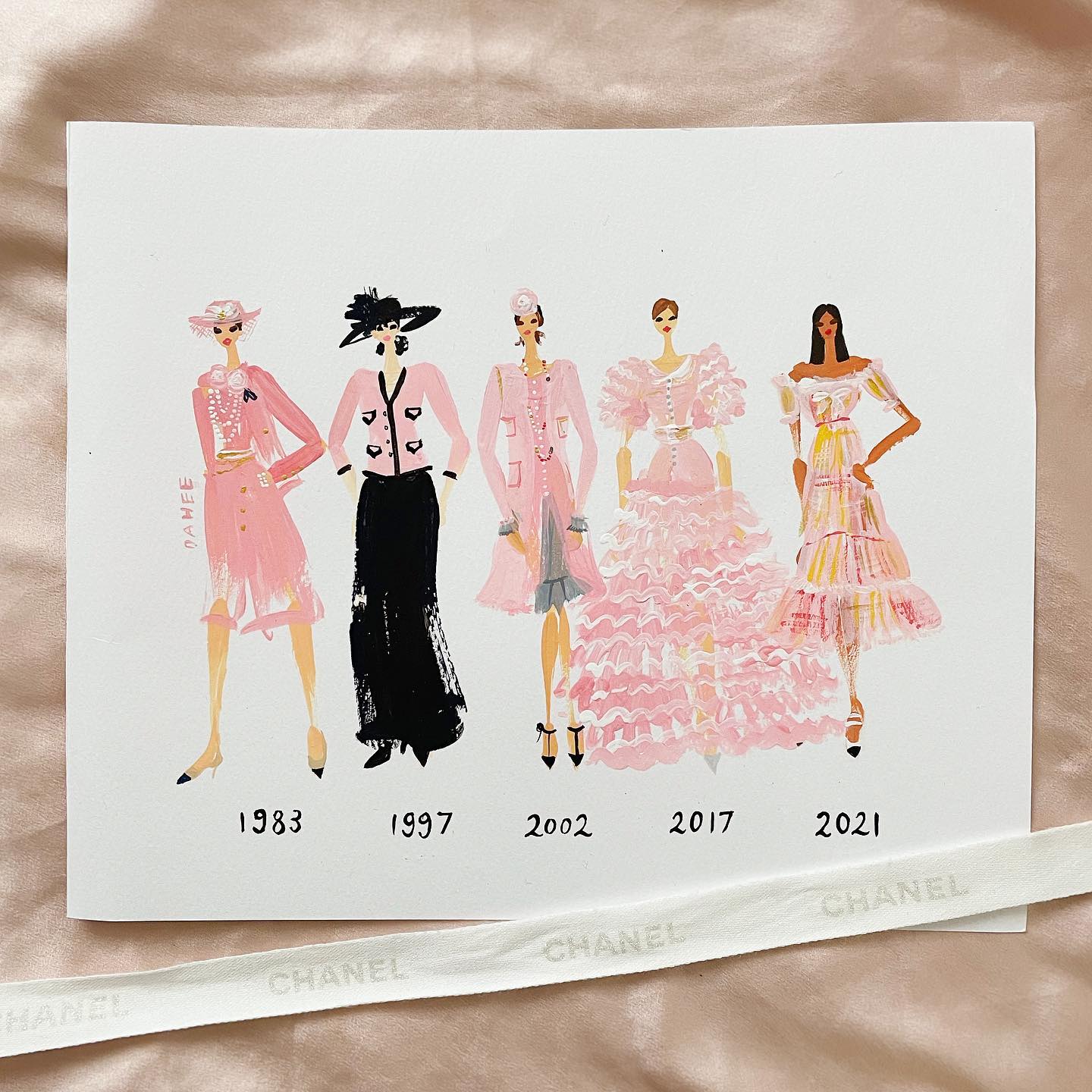  CHANEL (샤넬) Pink haute couture dresses