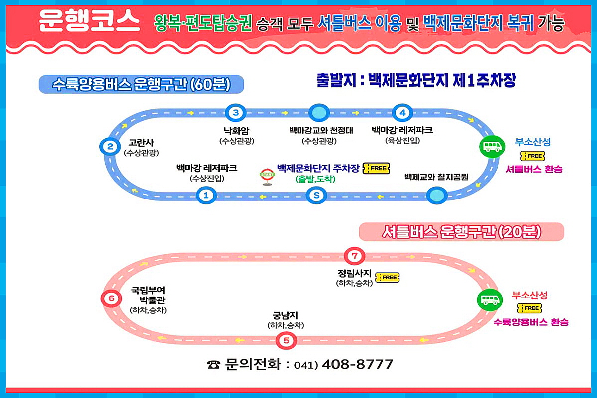 부여 수륙양용버스 투어