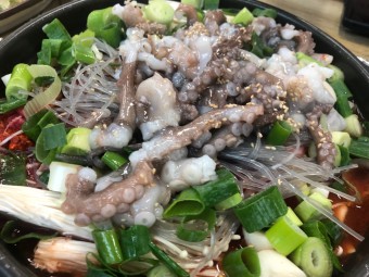 산낙불곱새 전골