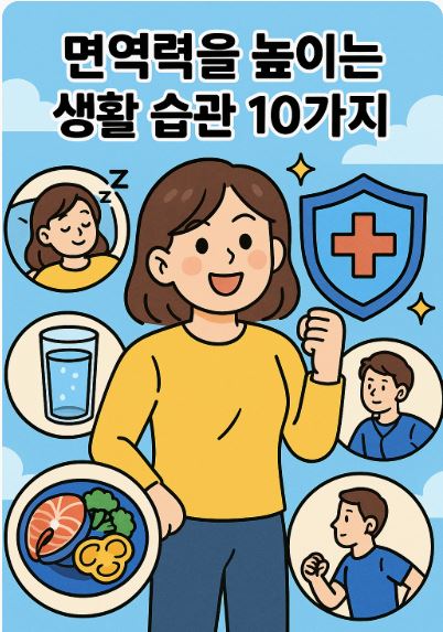 면역력을 높이는 생활 습관 10가지