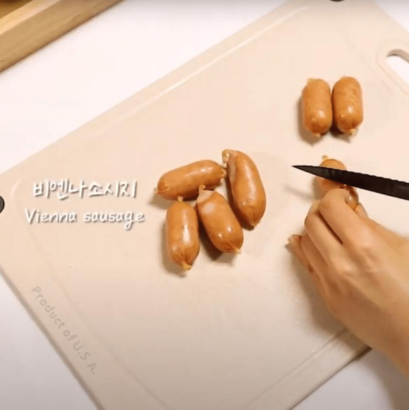 배떡 로제떡볶이 비엔나소세지