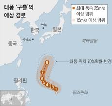  3호 태풍 구촐의 잠재적 위험과 대비 방안