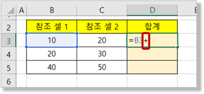 ③ 더하기 연산자 키보드로 입력