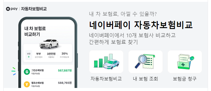 자동차보험료 비교견적 네이버페이 자동보험 비교