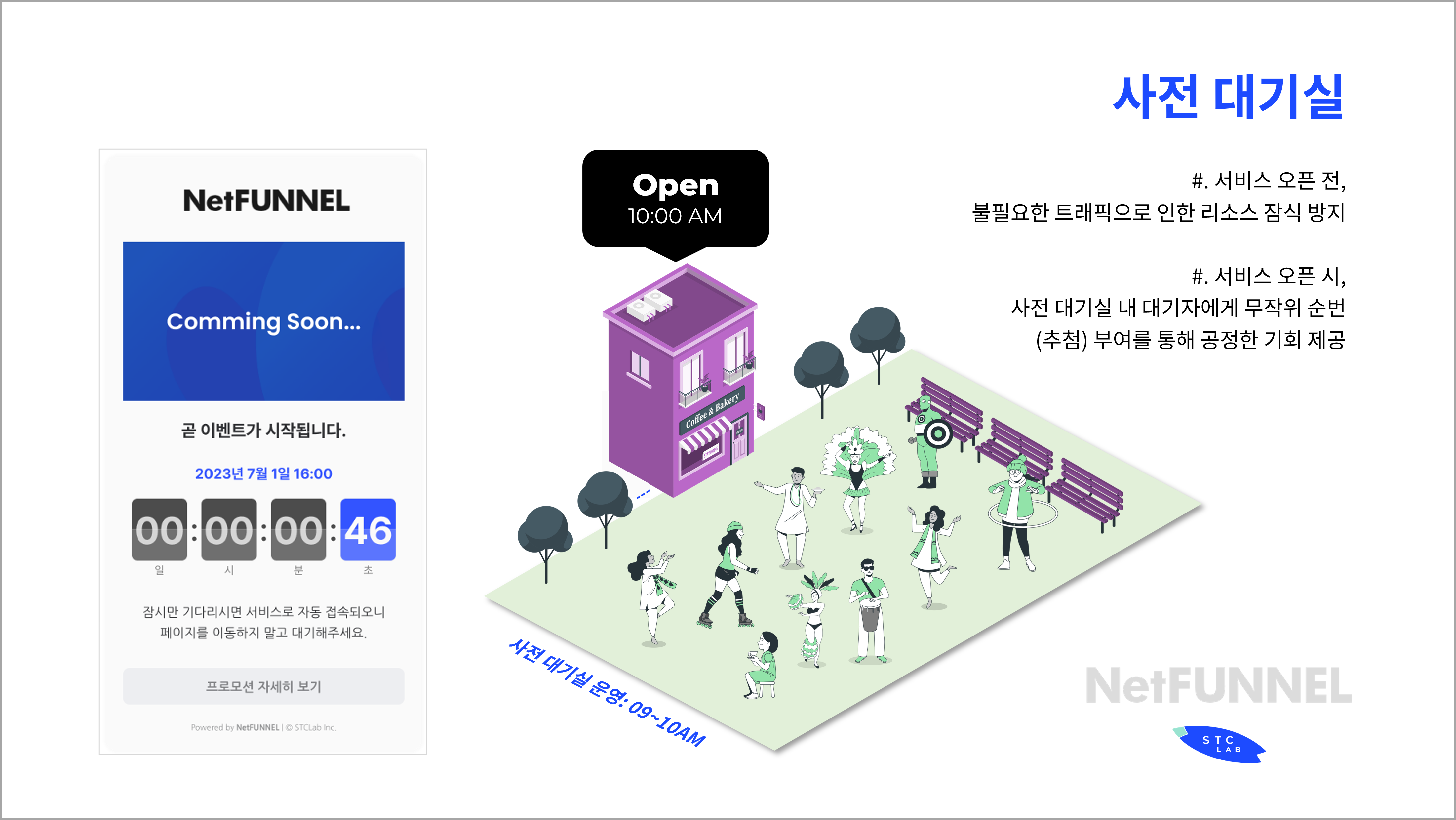 넷퍼넬 사전 대기실은 불필요한 트래픽을 방지하고, 무작위 추첨을 통한 공정한 기회를 제공합니다.