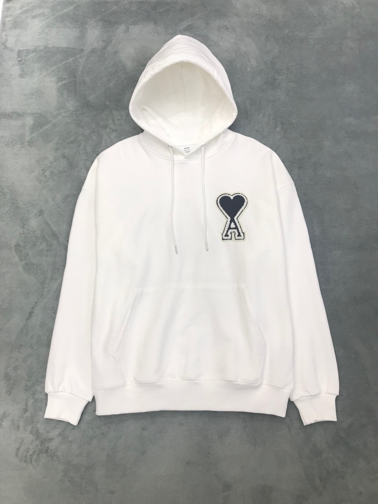  [AMI] 아미 빅 하트 로고 스웨트 셔츠 후드 티셔츠 (2 COLOR)