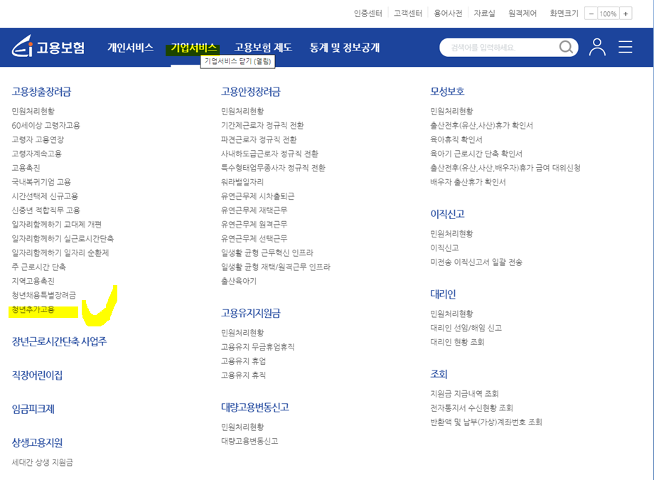  청년고용 제도 지원금액, 기준, 방법