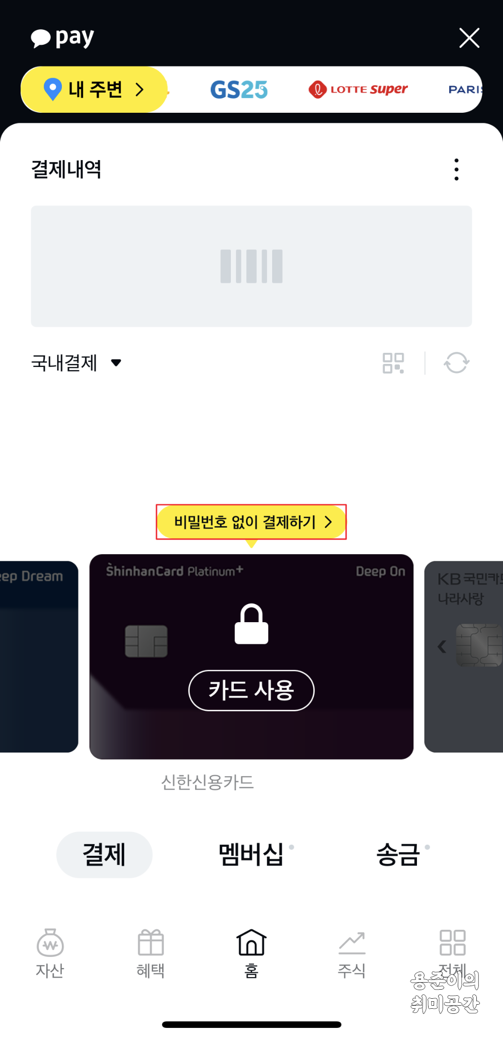 애플워치 카카오페이 결제방법 - 카카오페이 결제 전 준비 - 카카오페이 카드 등록 애플워치 카카오페이 결제방법 - 카카오페이 결제 전 준비 - 카카오페이 카드 등록