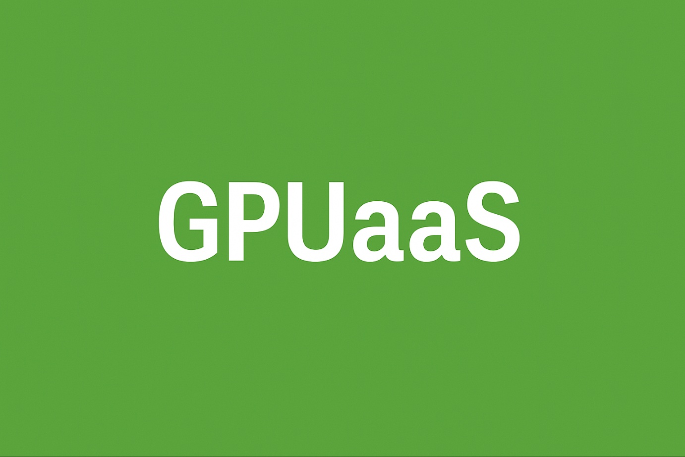 GPUaaS - AI 개발