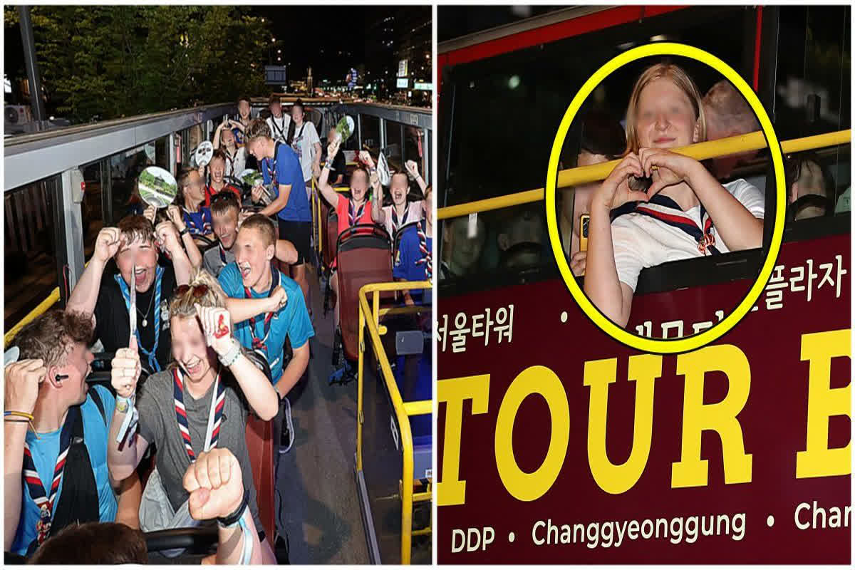 영국 대표단 잼버리 퇴소후 서울투어