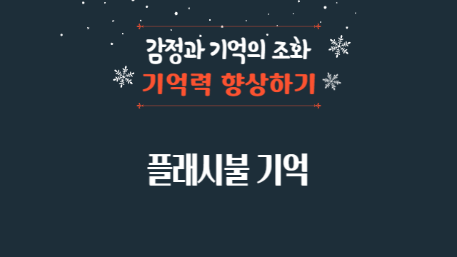  플래시불 기억
