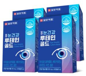일양약품 눈건강 루테인 골드 15g&#44; 30정&#44; 4개