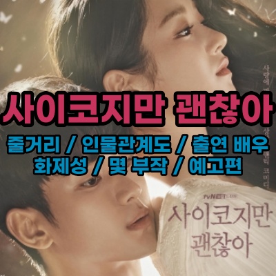  사이코지만괜찮아 몇부작 인물관계도