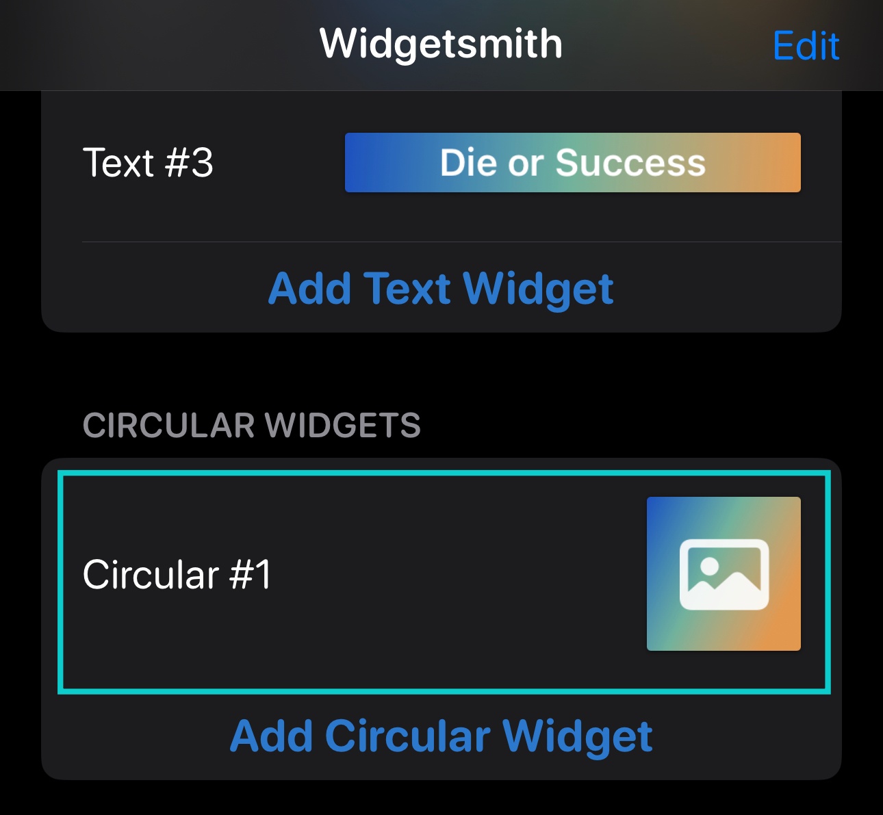 Widgetsminth 아이폰 잠금화면 심벌 추가