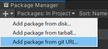 add package from git url